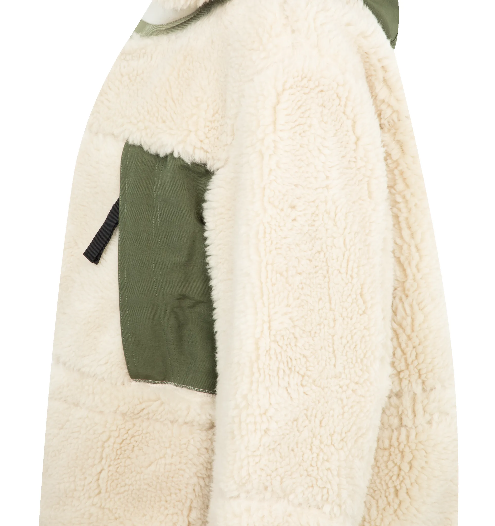 FAUX SHEARLING X GROSGRAIN BLOUSON (WOMENS) sold by Hirshleifers product image thumbnail 3