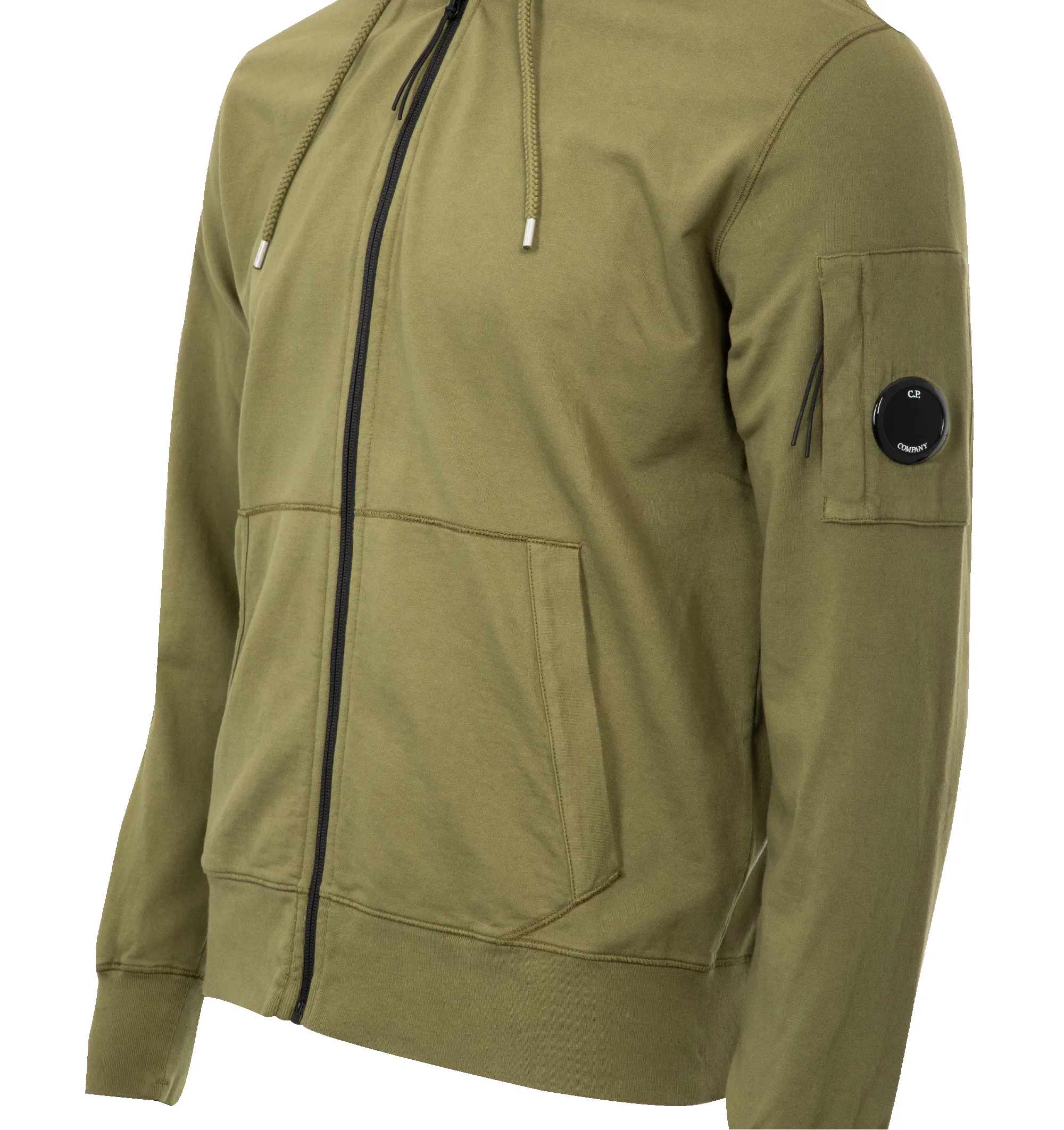 LIGHT FLEECE HOODED SWEATSHIRT (MENS) sold by Hirshleifers product image thumbnail 3