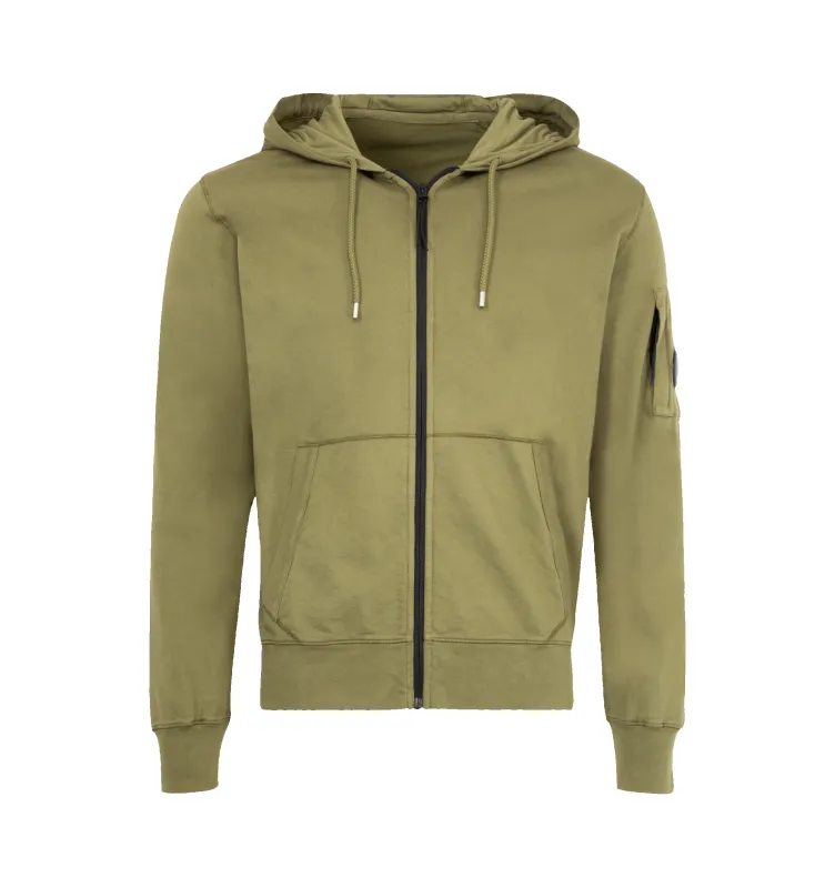 LIGHT FLEECE HOODED SWEATSHIRT (MENS) sold by Hirshleifers