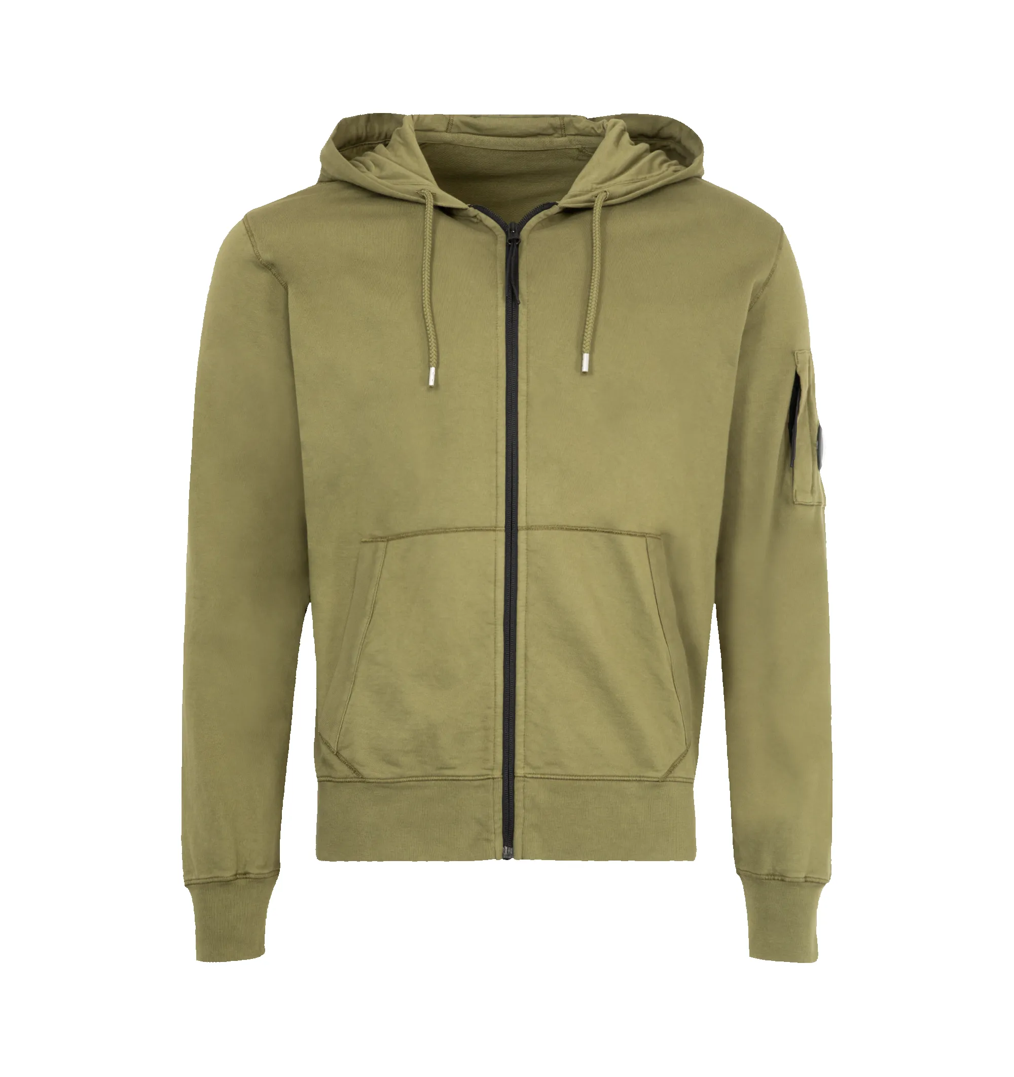 LIGHT FLEECE HOODED SWEATSHIRT (MENS) sold by Hirshleifers