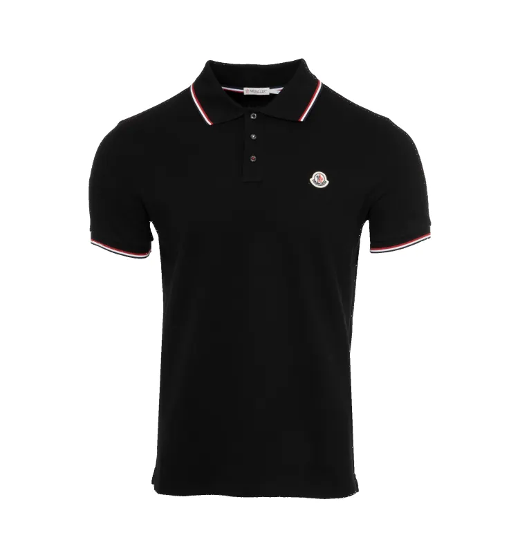 TRICOLOR TRIMMED POLO SHIRT (MENS) sold by Hirshleifers