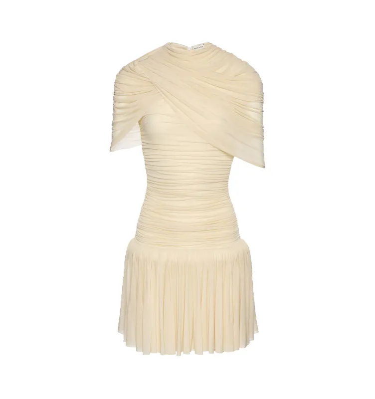 DROP WAIST WRAP MINI DRESS (WOMENS) made by Hirshleifers