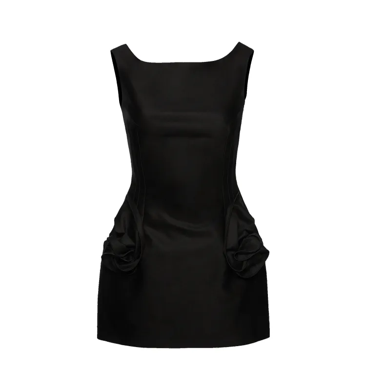 FLORAL APPLIQUE DRESS (WOMENS) made by Hirshleifers