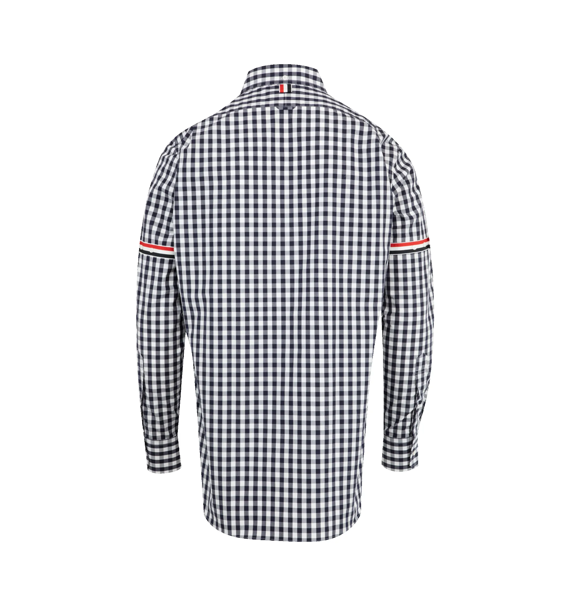 GINGHAM CHECK ARMBAND SHIRT (MENS) sold by Hirshleifers product image thumbnail 2