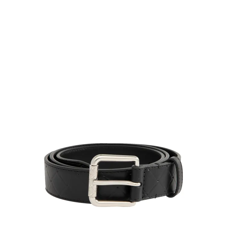 INTRECCIATO STAMP 3.5 CM BELT (MENS) sold by Hirshleifers
