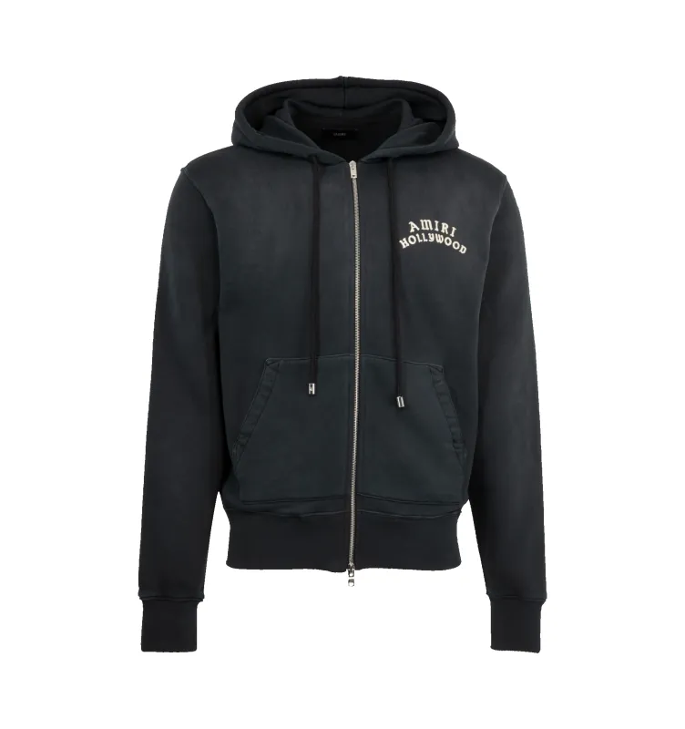 MA QUAD CRYSTAL ZIP HOODIE - Navy | Parallel