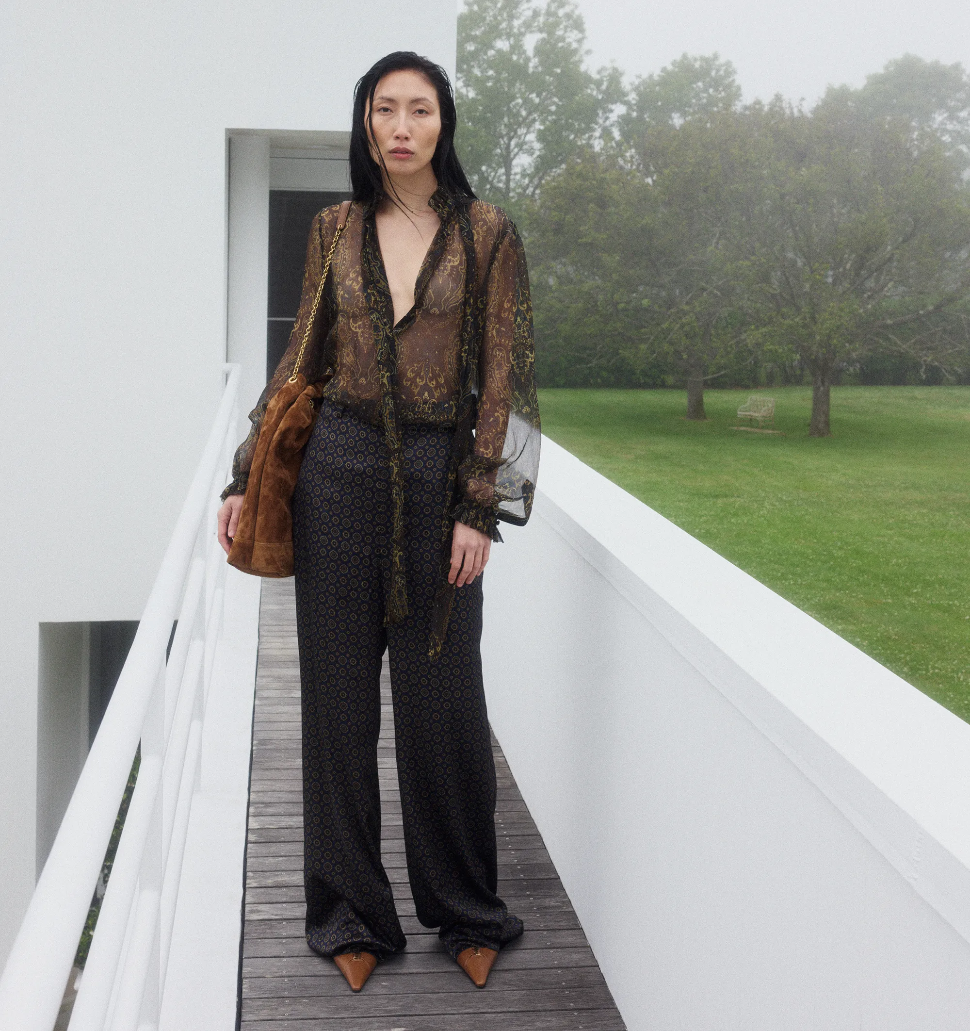 PRINTED BLOUSE (WOMENS) sold by Hirshleifers product image thumbnail 3