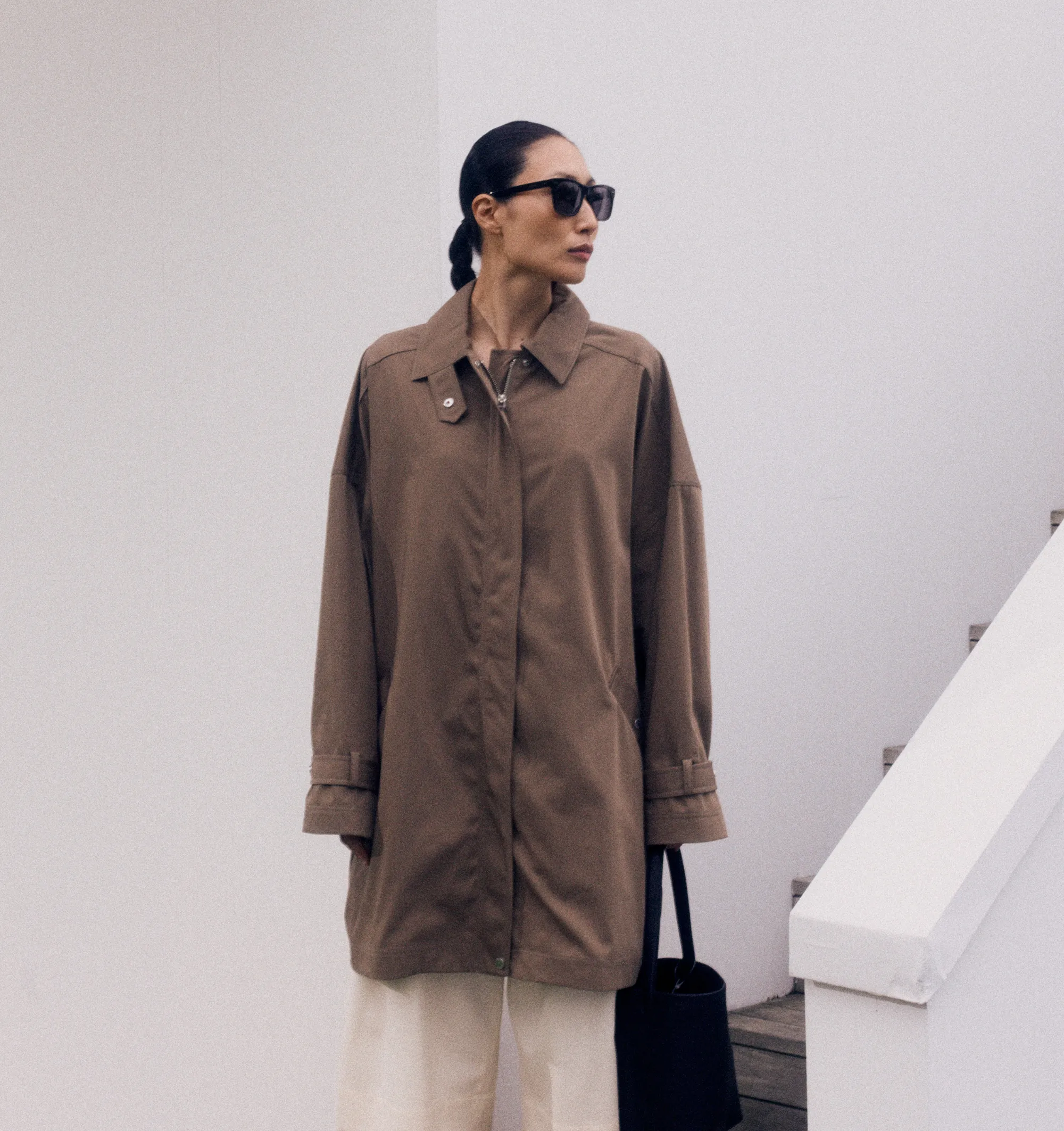 OVERSIZED TRENCH JACKET (WOMENS) sold by Hirshleifers product image thumbnail 2