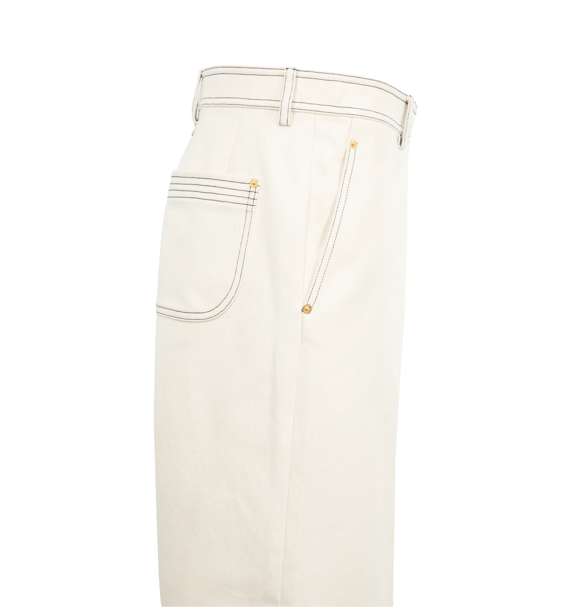 SELVEDGE DENIM WIDE LEG TROUSER (WOMENS) sold by Hirshleifers product image thumbnail 3