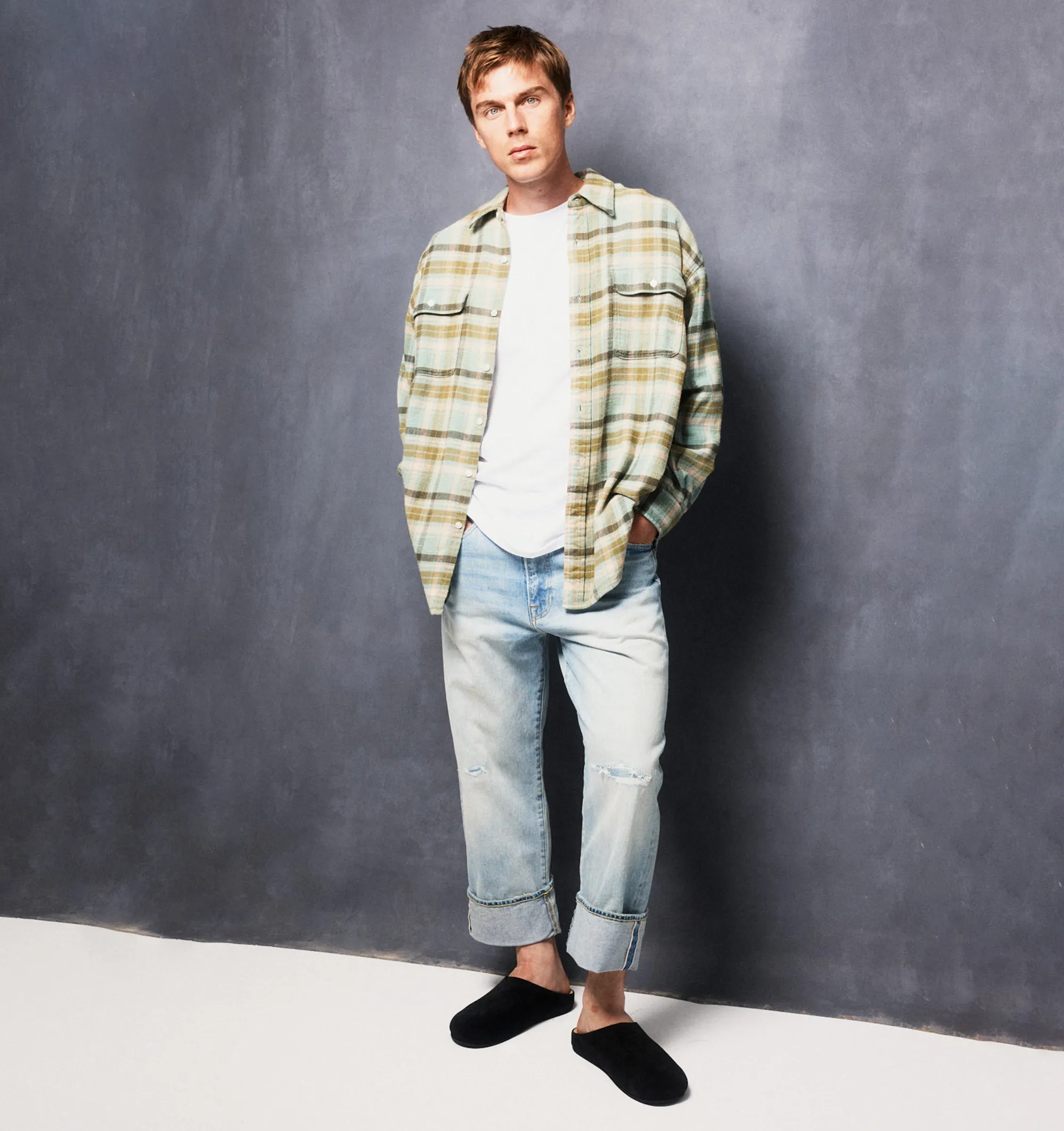 BOYFRIEND SHIRT (MENS) sold by Hirshleifers product image thumbnail 2