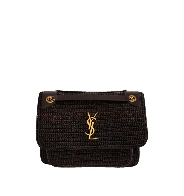 NIKI MEDIUM RAFFIA BAG sold by Hirshleifers
