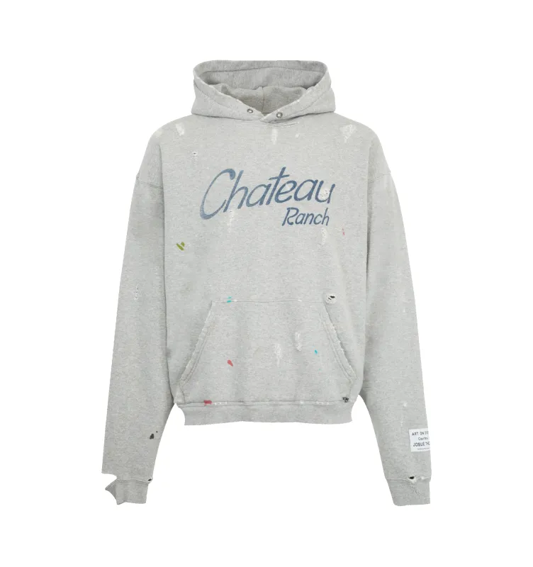 DISTRESSED CHATEAU RANCH HOODIE (MENS) sold by Hirshleifers