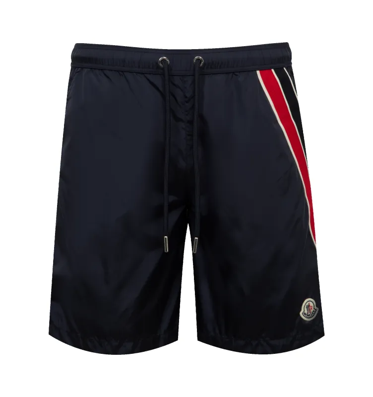 TRICOLOR TRIM SWIM TRUNKS (MENS) sold by Hirshleifers
