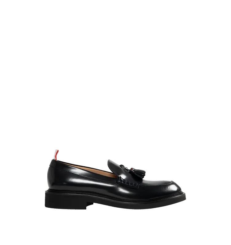 SPAZZOLATO LEATHER TASSEL LOAFER (MENS) sold by Hirshleifers