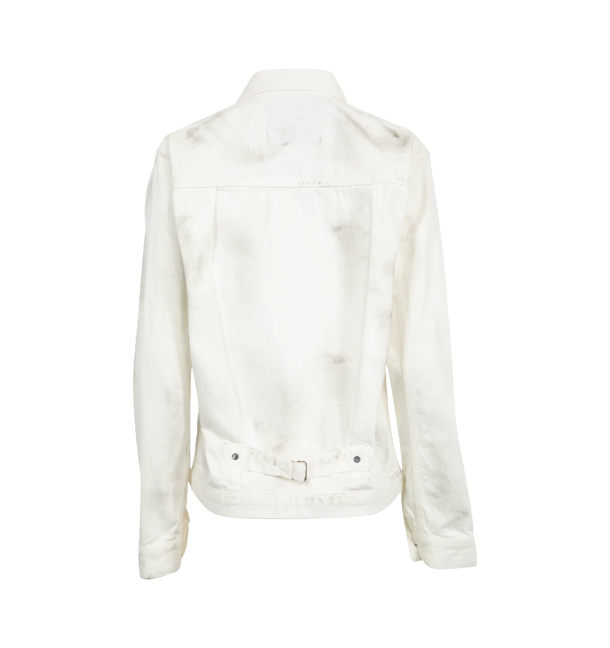 2107 DIRTY WHITE DENIM JACKET (MENS) sold by Hirshleifers product image thumbnail 2