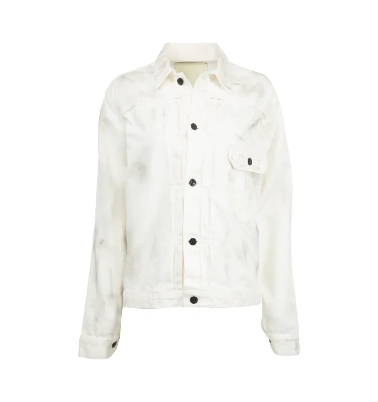 2107 DIRTY WHITE DENIM JACKET (MENS) sold by Hirshleifers