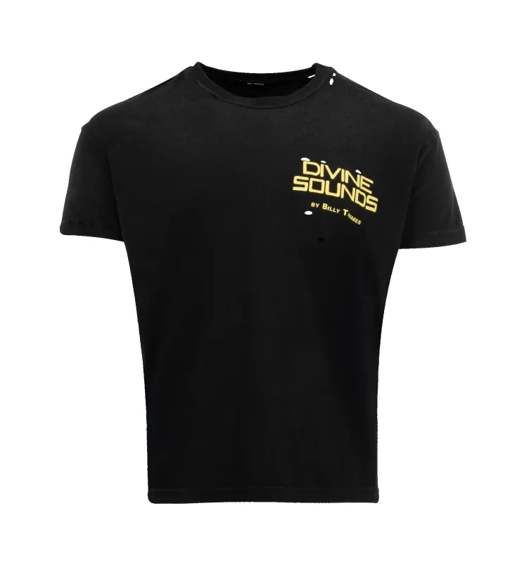 DIVINE SOUNDS DESTROYED EASY TEE (MENS) sold by Hirshleifers