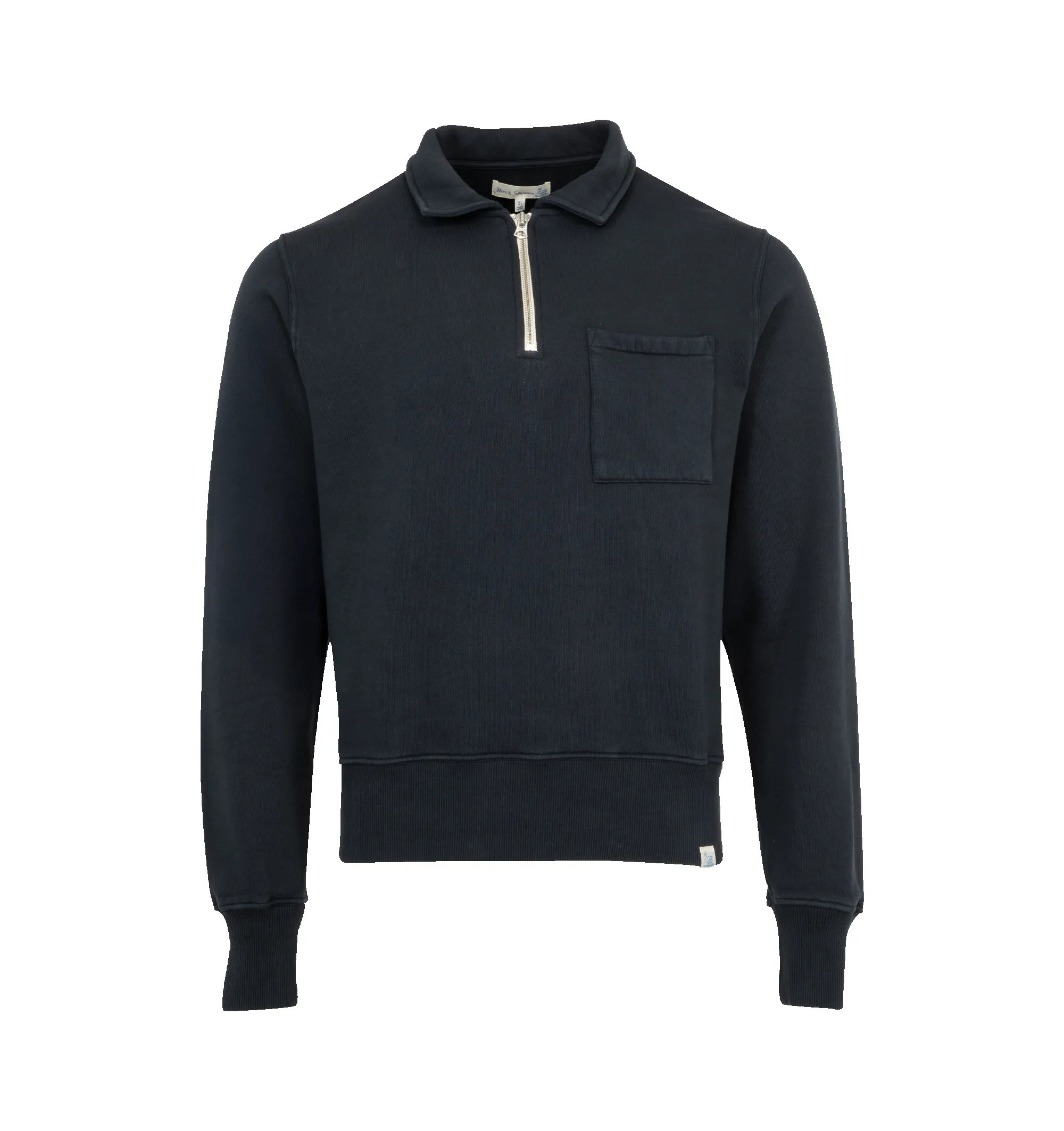 ZIP COLLAR SWEATSHIRT (MENS) sold by Hirshleifers