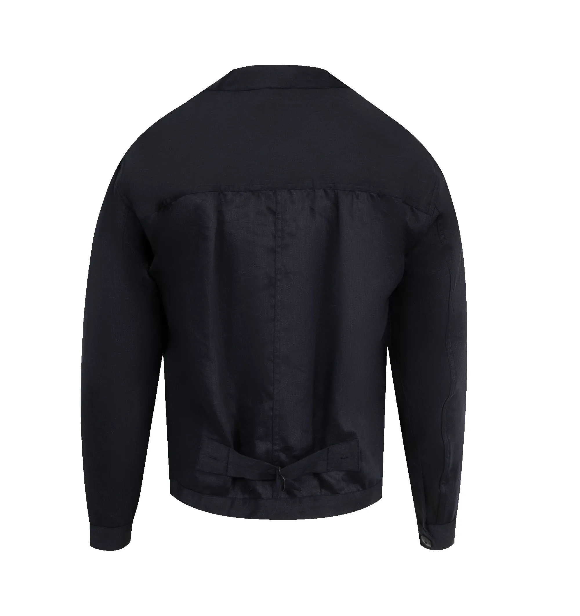 LINEN TRACKER JACKET (MENS) sold by Hirshleifers product image thumbnail 2