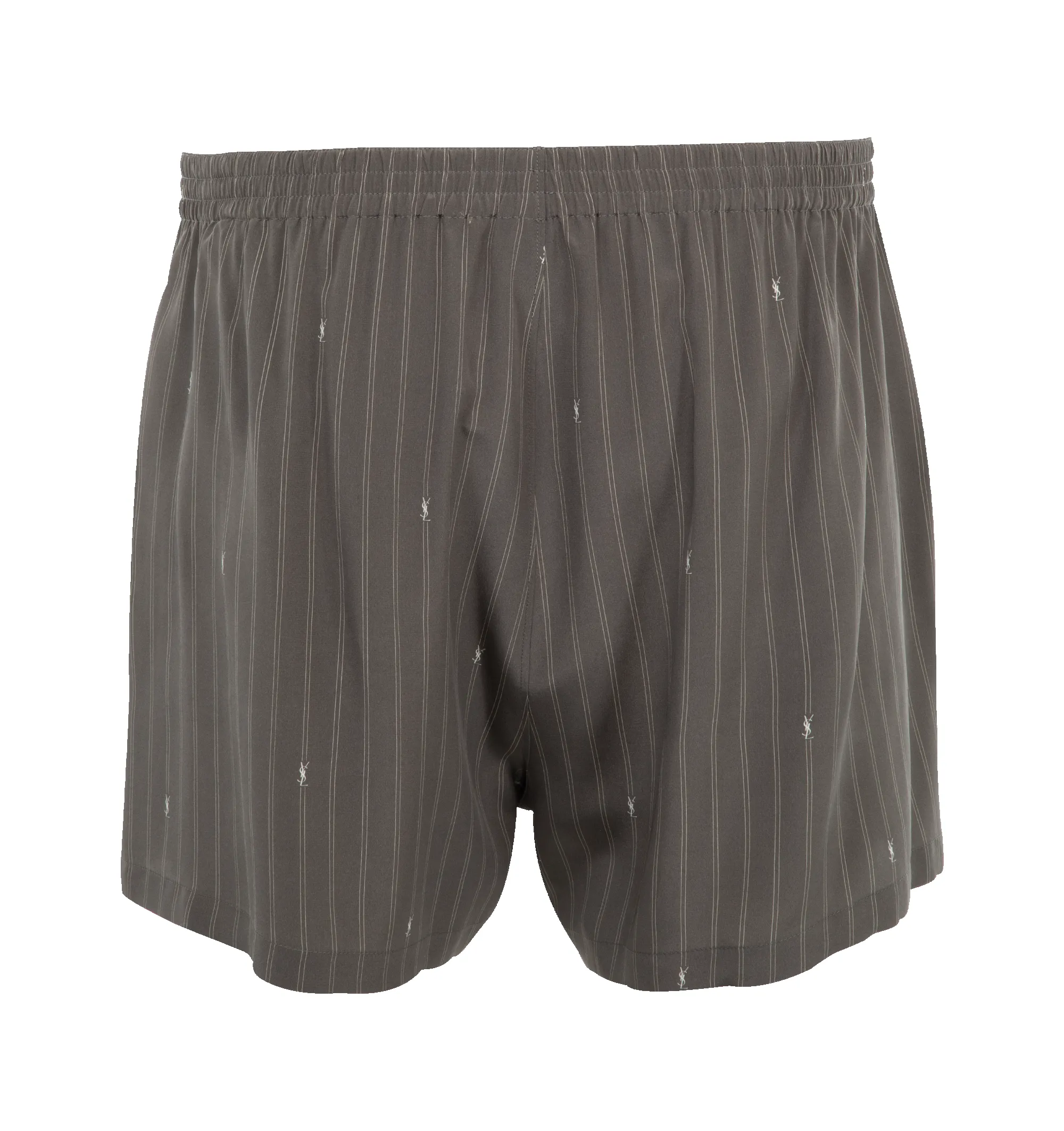 STRIPED SILK DE CHINE SHORTS (MENS) sold by Hirshleifers product image thumbnail 2