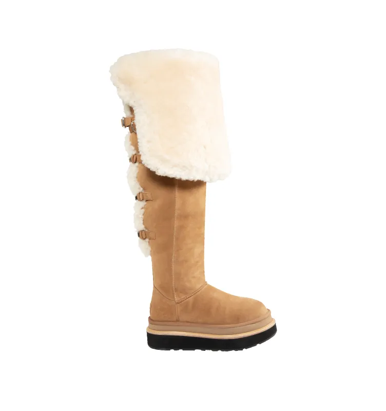 UGG X SACAI THIGH HIGH BOOT (WOMENS) sold by Hirshleifers