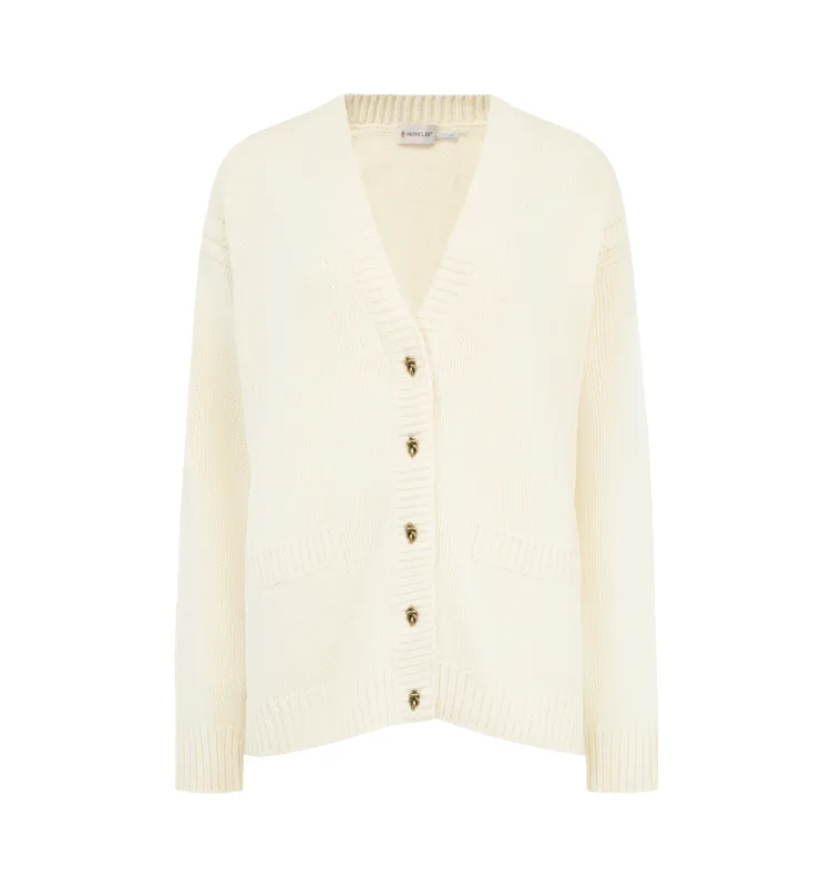 V NECK CARDIGAN (WOMENS) made by Moncler