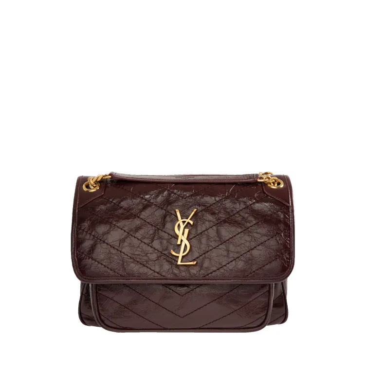 NIKI MEDIUM VINTAGE LEATHER BAG sold by Hirshleifers