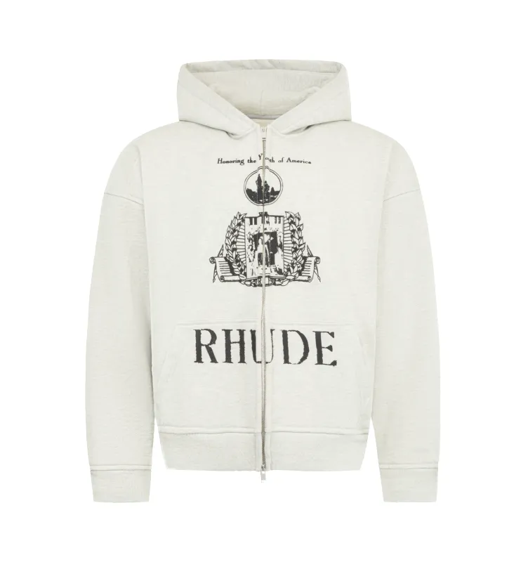 YOUTH OF AMERICA ZIP-UP HOODIE (MENS) sold by Hirshleifers