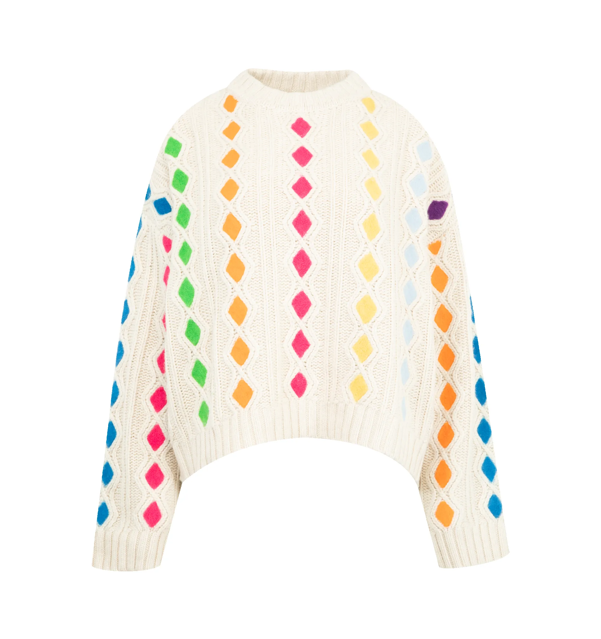 HARLEQUIN FELTED JUMPER (WOMENS) sold by Hirshleifers