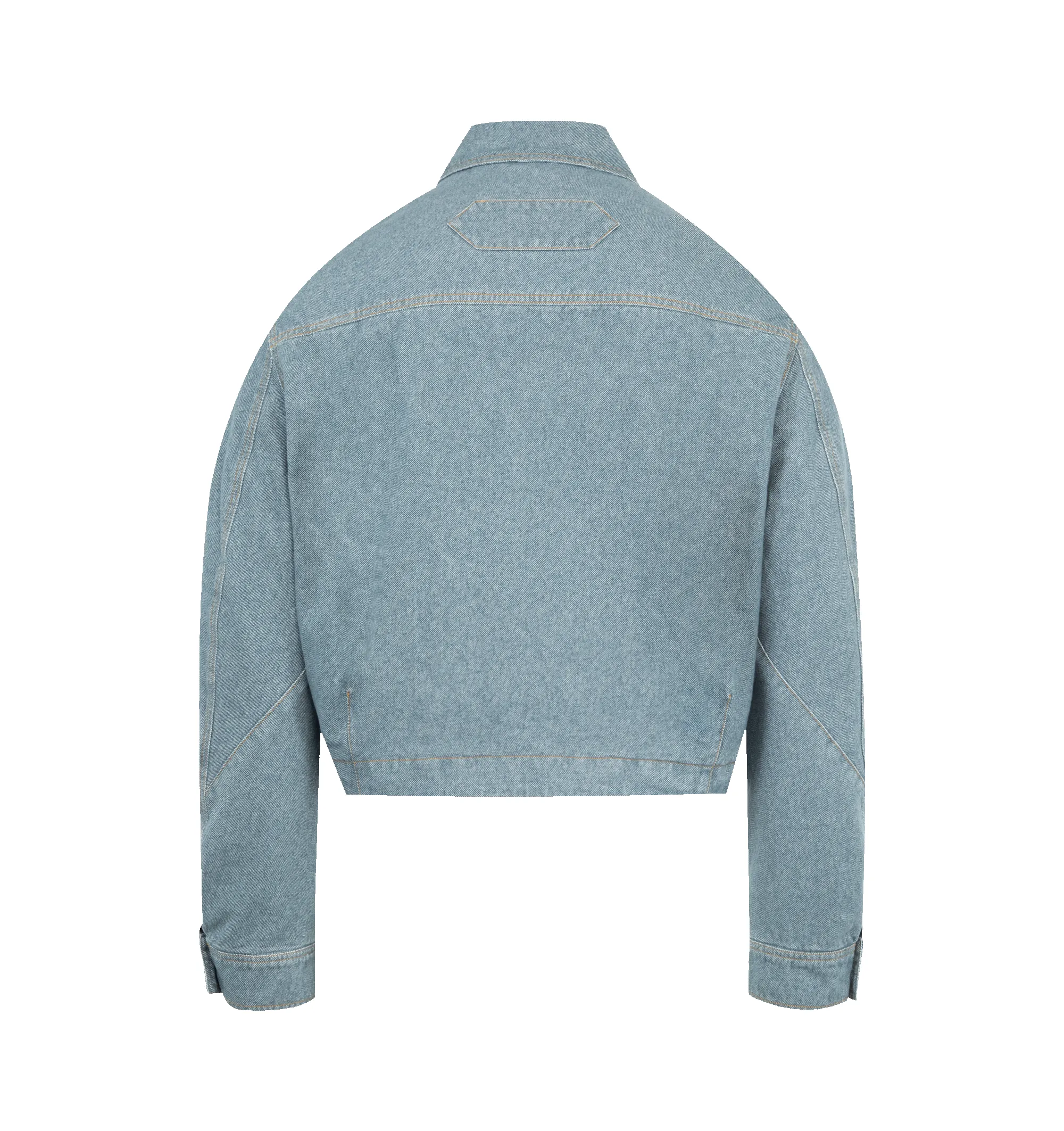 ZIPPED DENIM JACKET (MENS) sold by Hirshleifers product image thumbnail 2