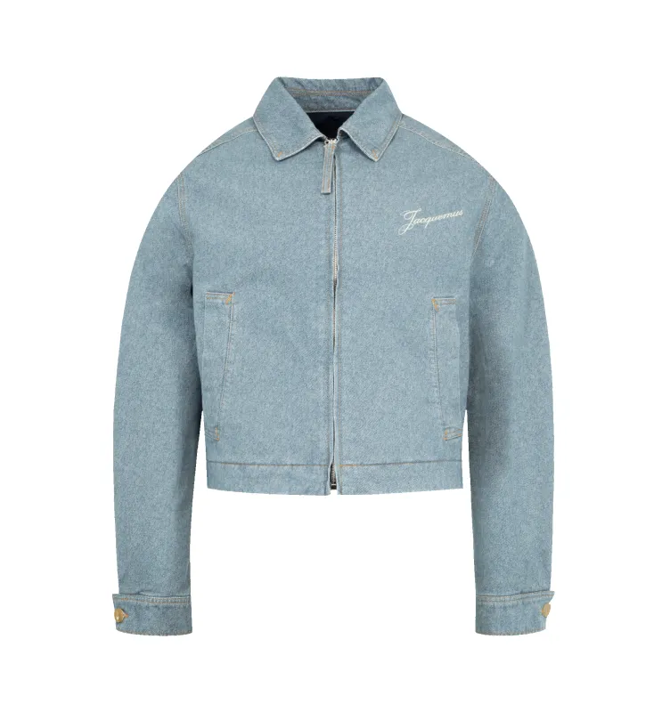 ZIPPED DENIM JACKET (MENS) sold by Hirshleifers