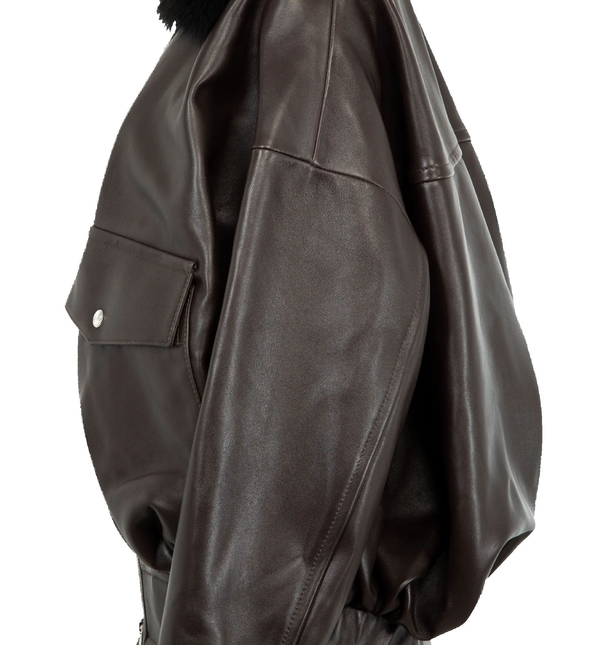 DAEMON JACKET WITH SHEARLING COLLAR (WOMENS) sold by Hirshleifers product image thumbnail 3