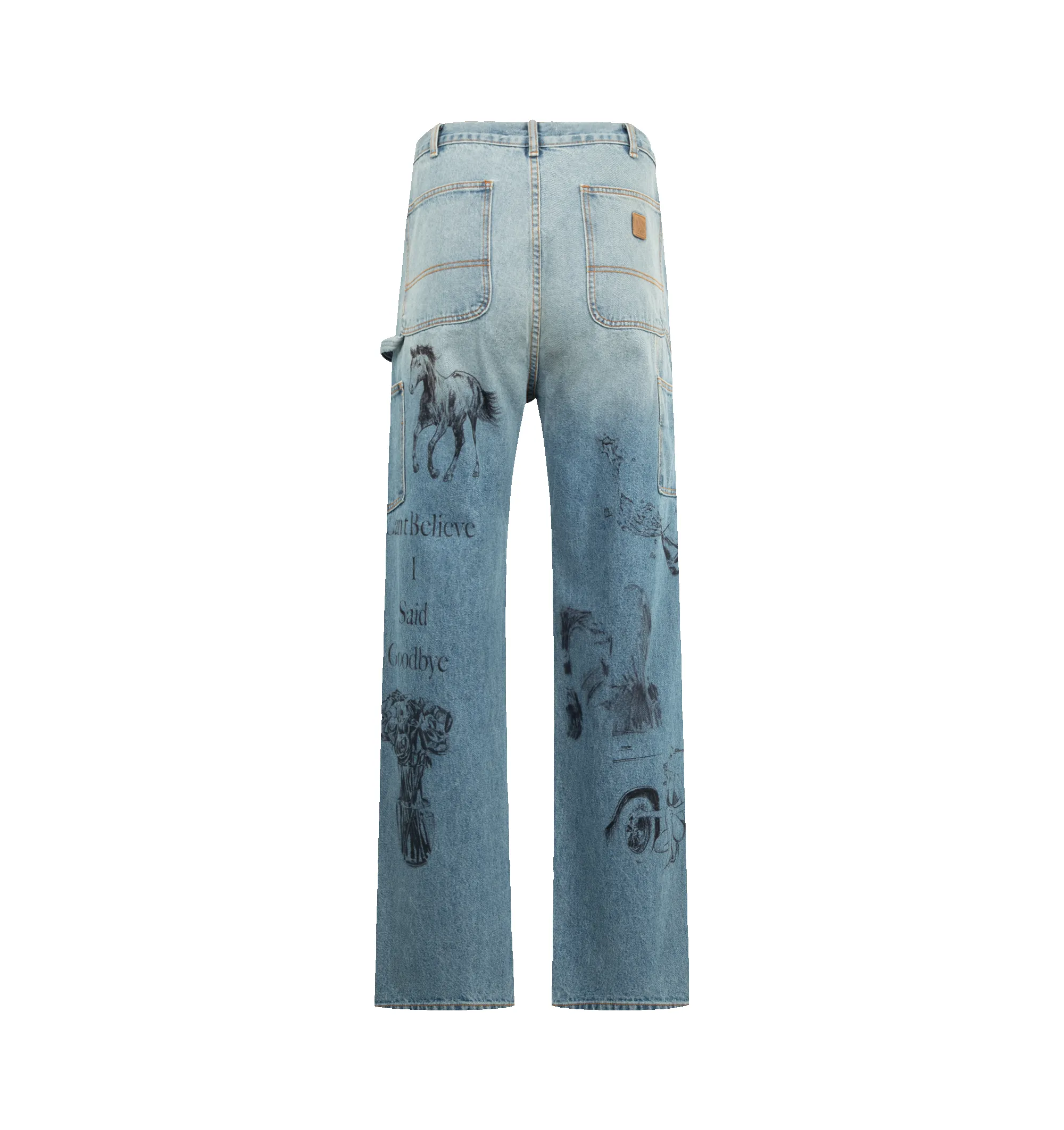 ALL OVER PRINT PAINTERS JEANS (MENS) sold by Hirshleifers product image thumbnail 2