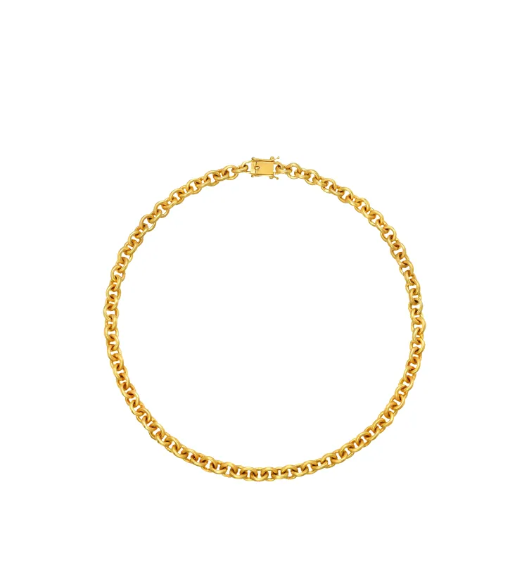 OVERSIZED SIGNATURE CHAIN NECKLACE made by Hirshleifers