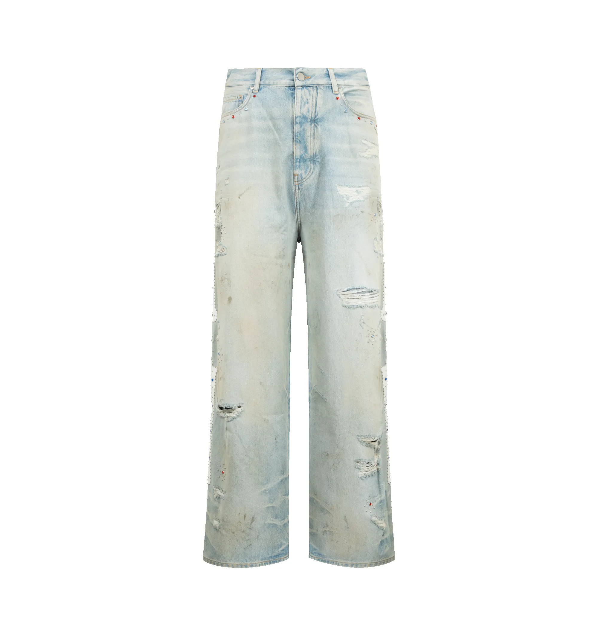 BONES STUDDED BAGGY JEAN (MENS) sold by Hirshleifers