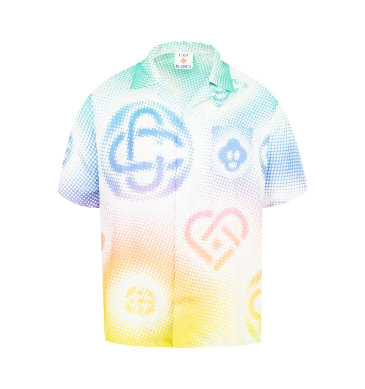 HALFTONE LOGO SHIRT (MENS) sold by Hirshleifers