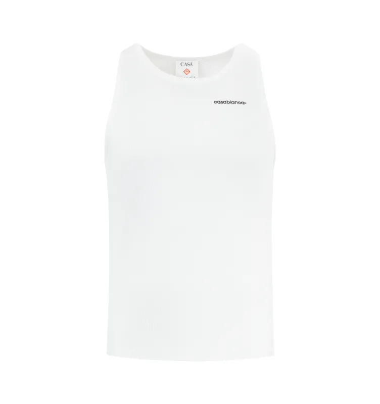 RIBBED TANK TOP (MENS) made by Casablanca