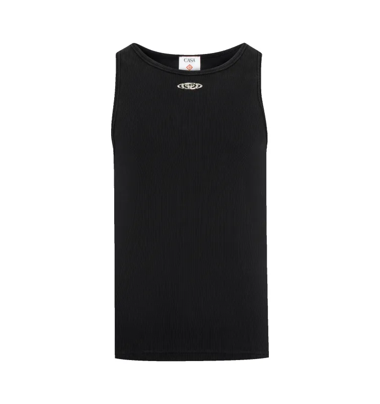 RIBBED TANK TOP (MENS) made by Casablanca