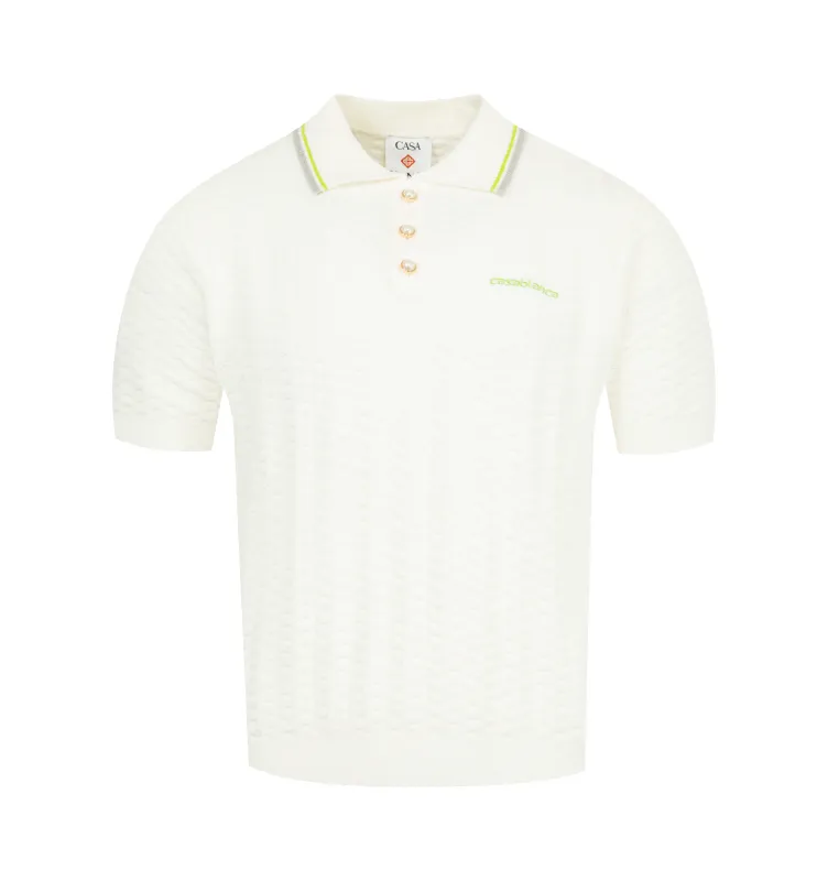 TENNIS BOUCLE POLO SHIRT (MENS) sold by Hirshleifers
