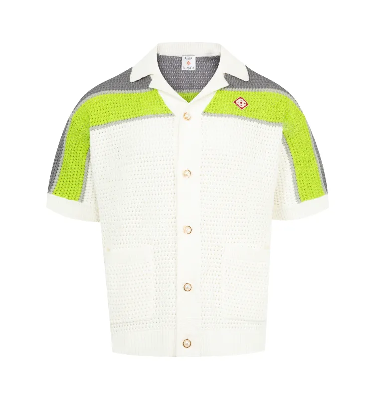STRIPE CROCHET SHIRT (MENS) sold by Hirshleifers