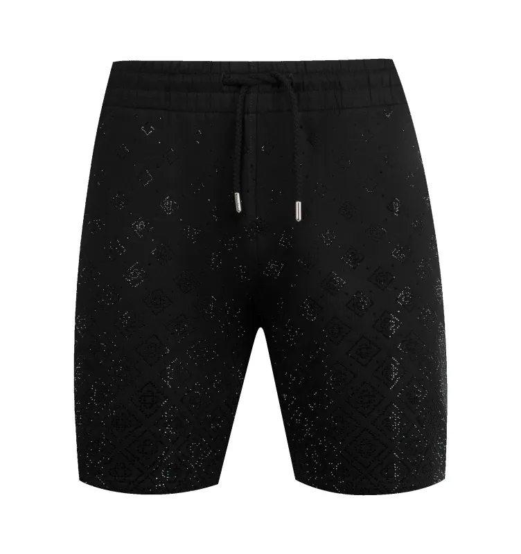 CRYSTAL MONOGRAM SWEATSHORT (MENS) sold by Hirshleifers