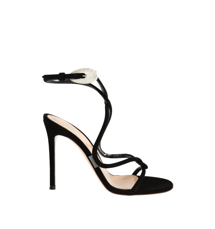 MAMBA CRYSTAL SANDAL (WOMENS) made by Gianvito Rossi