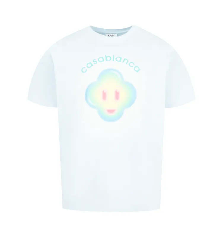 AIRBRUSH SMILEY CLASSIC T-SHIRT (MENS) sold by Hirshleifers