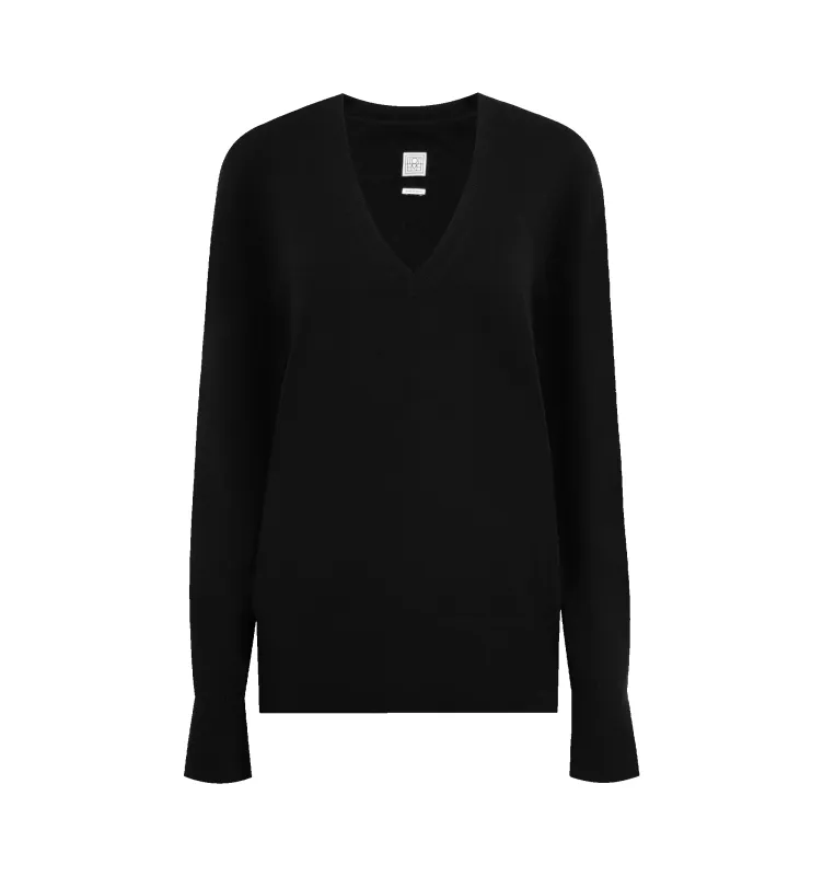 CASHMERE V-NECK KNIT (WOMENS) sold by Hirshleifers