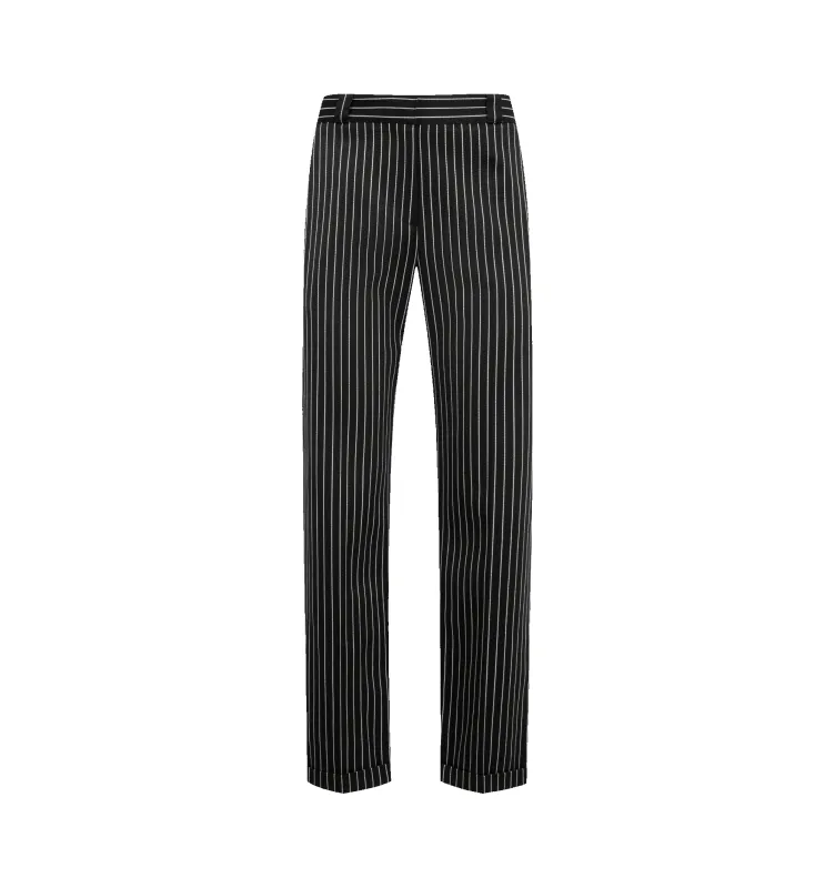 STRIPED WOOL COTTON TROUSERS (WOMENS) sold by Hirshleifers