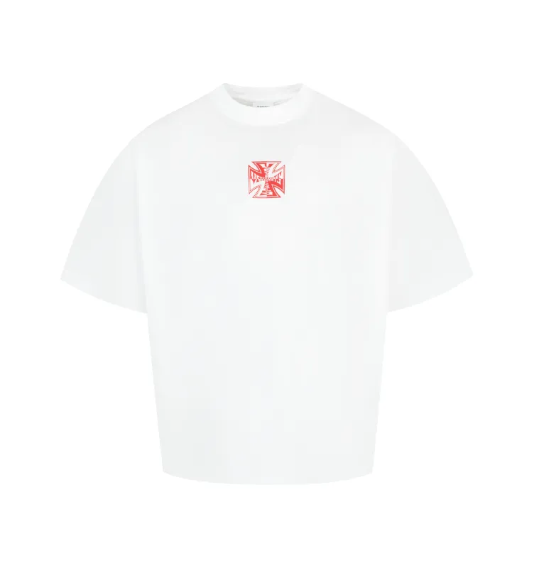 DOUBLE BIKER CROSS LOGO T-SHIRT (MENS) sold by Hirshleifers
