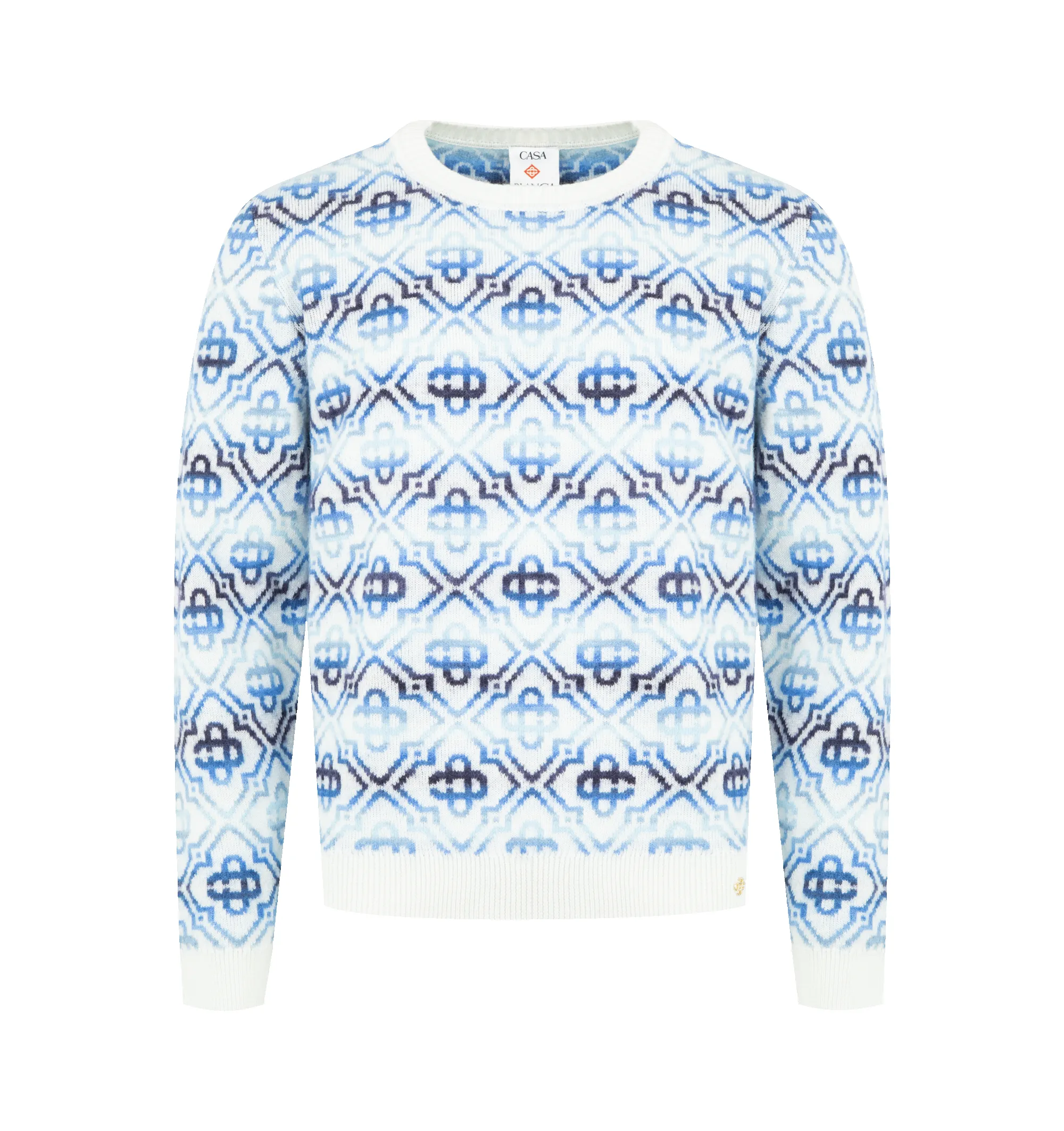 SPACE DYE MONOGRAM SWEATER (MENS) sold by Hirshleifers