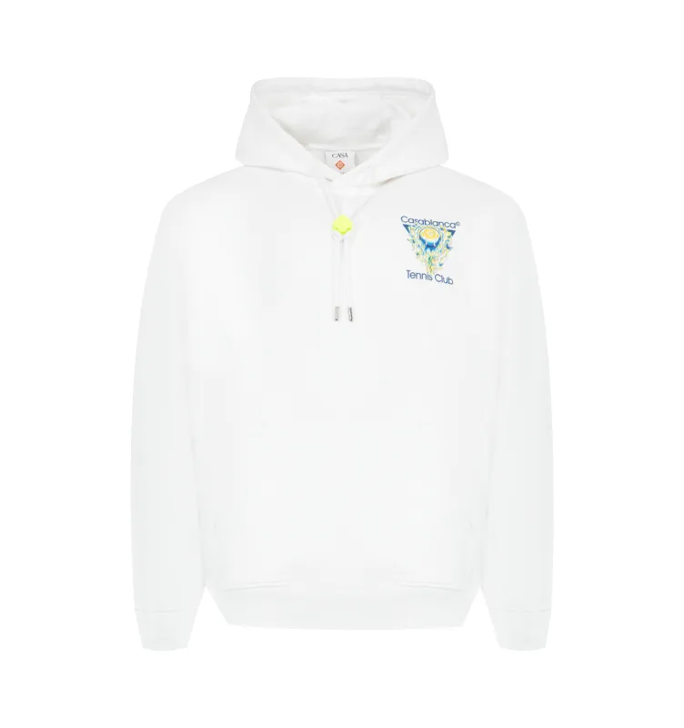 TENNIS CLUB ICON HOODED SWEATSHIRT (MENS) sold by Hirshleifers