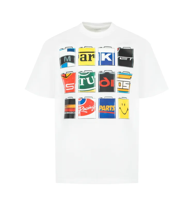 SMILEY OIL CAN T-SHIRT (MENS) made by Hirshleifers