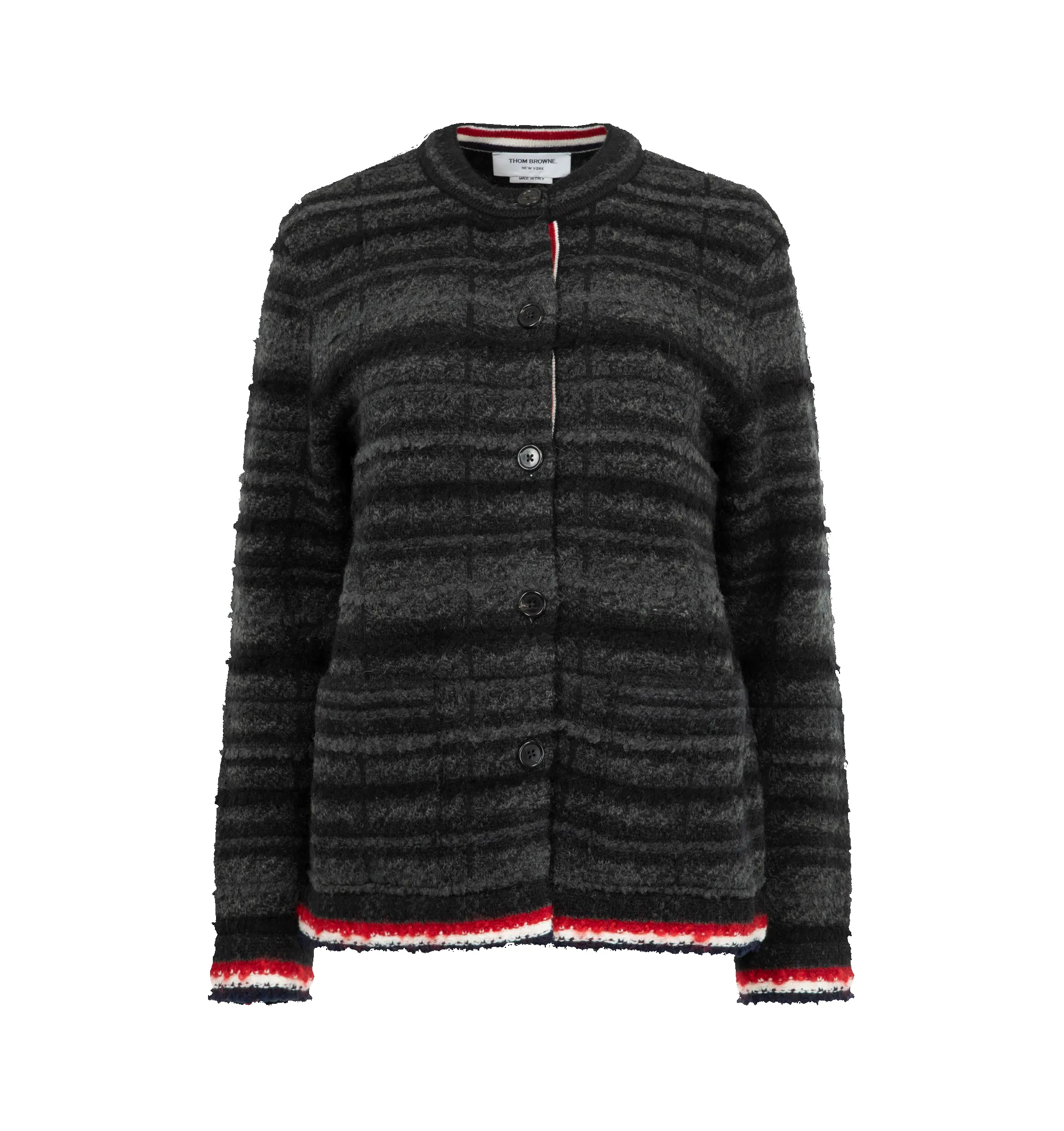 TARTAN CHECK JACQUARD CARDIGAN (WOMENS) sold by Hirshleifers